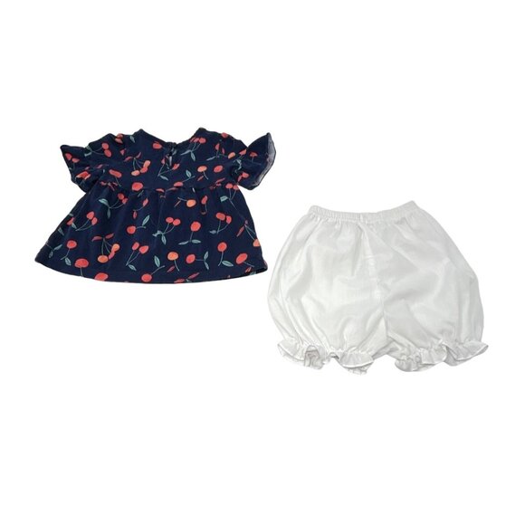 Baby Girl's - Plaid‎ Dress, Navy Dress & Bloomers & Blue Jumper - - Size 6 Month - Picture 8 of 9